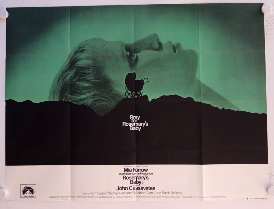 Rosemaries Baby originales British Quad Filmplakat