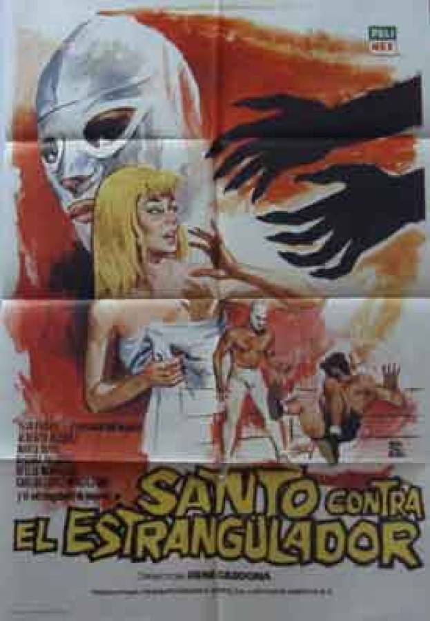 Santo contra el estrangulador original argentine movie poster