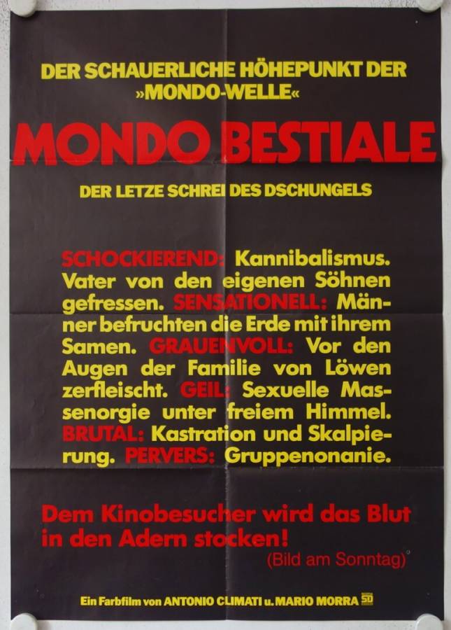 Savana violenta - This Violent World original release german movie poster