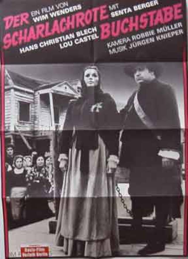 Der scharlachrote Buchstabe originales deutsches Filmplakat