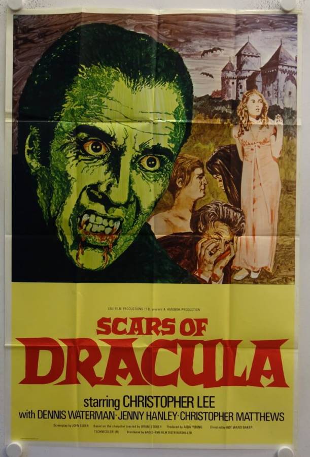 Dracula - Nächte des Entsetzens originales British Onesheet Filmplakat