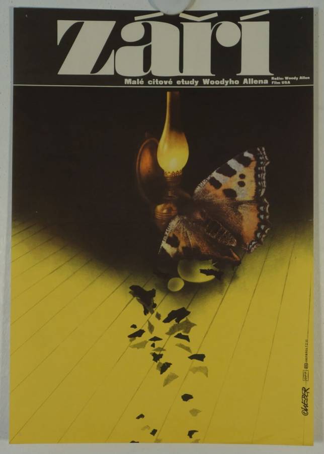 September originales Filmplakat aus Tschechien