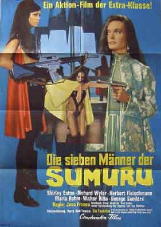 Die Sieben Männer der Sumuru originales deutsches Filmplakat