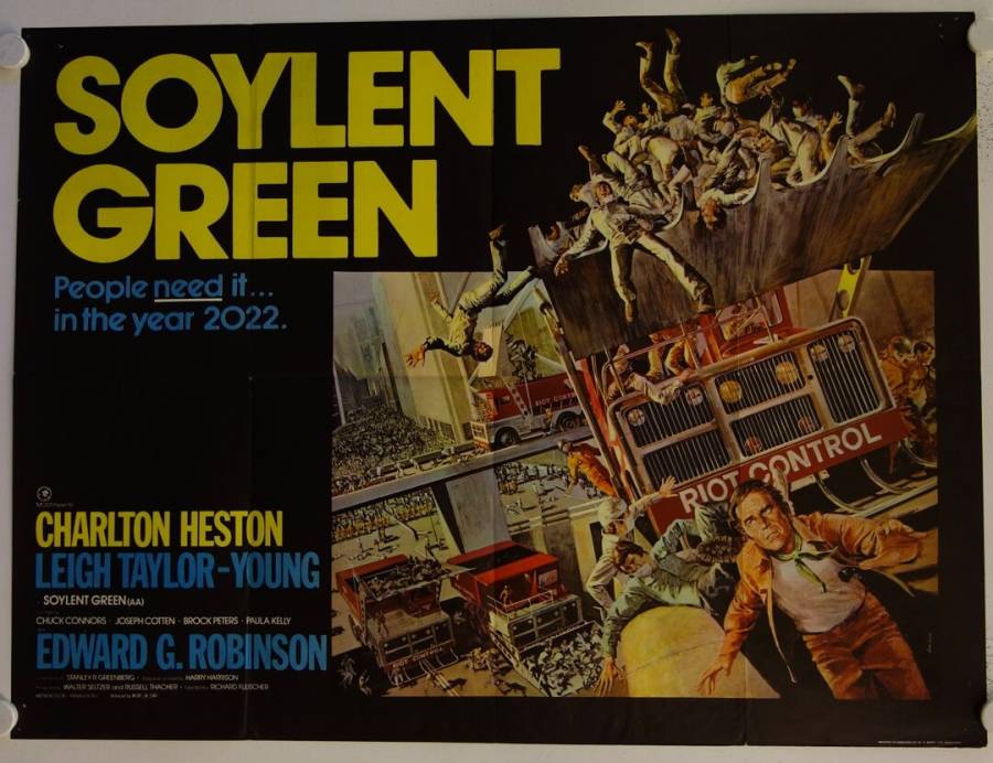 Jahr 2022 - Die überleben wollen originales British Quad Filmplakat