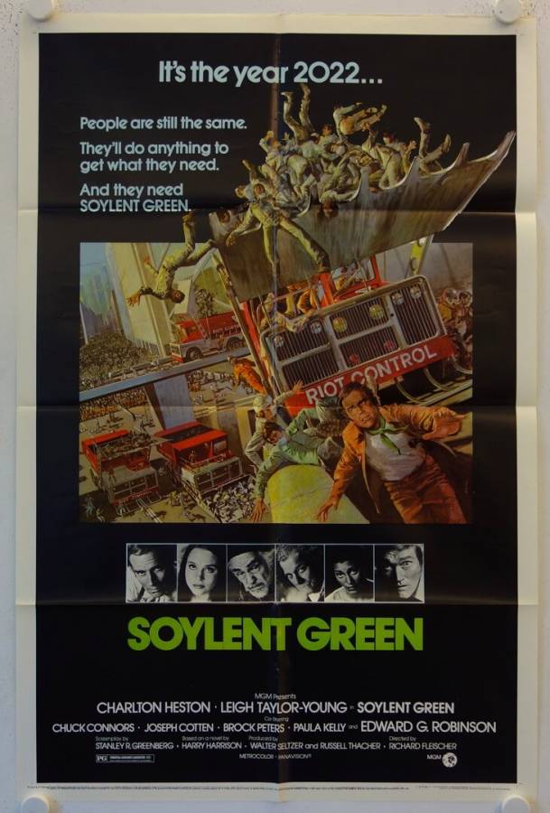 Soylent Green original release US onesheet movie poster