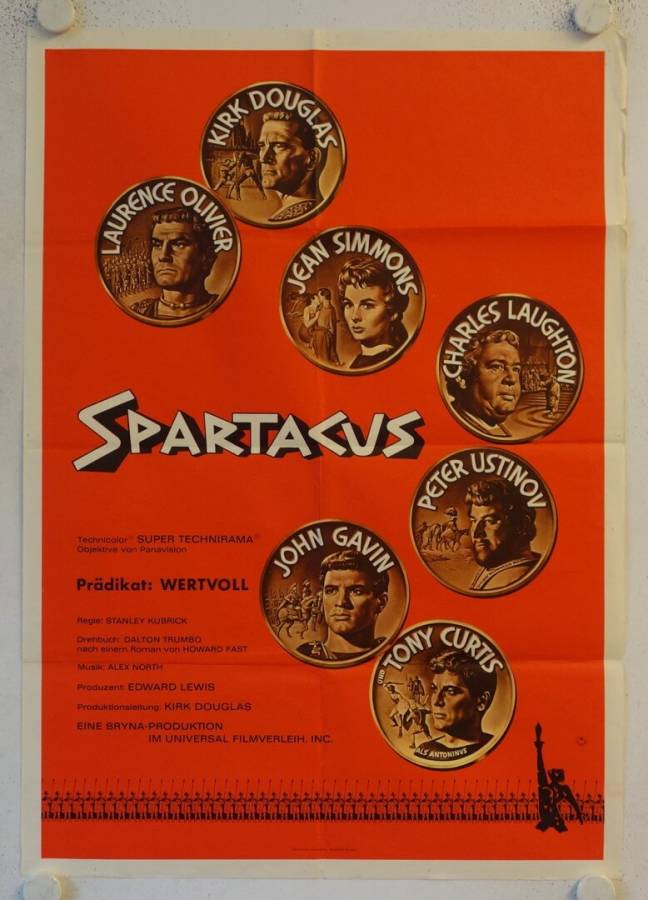 Spartacus originales deutsches Filmplakat