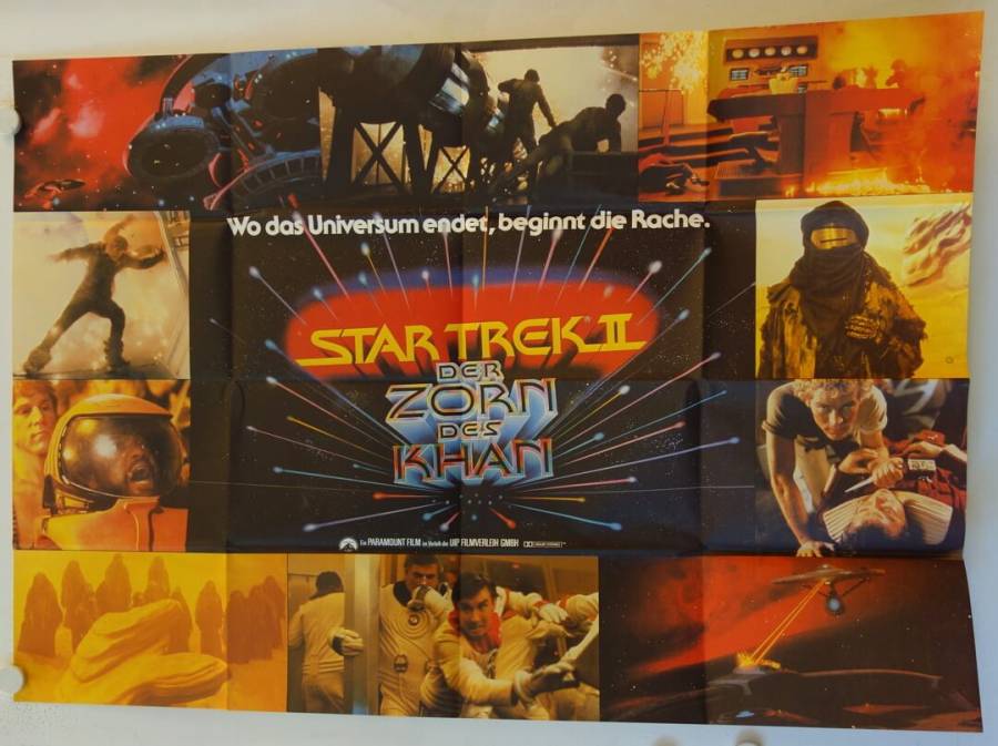 Star Trek II Der Zorn des Khan originales deutsches A0-Filmplakat