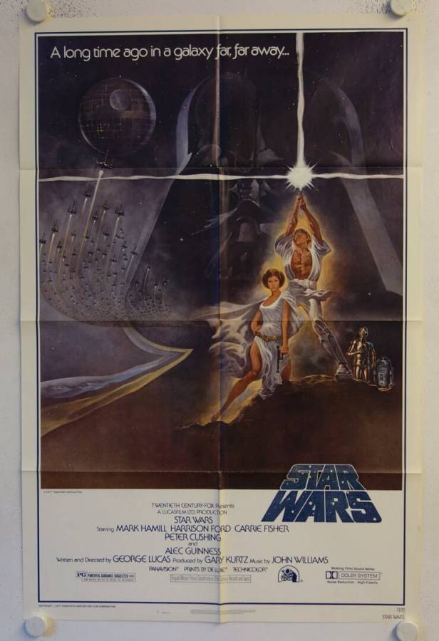 Star Wars original release US Onesheet movie poster