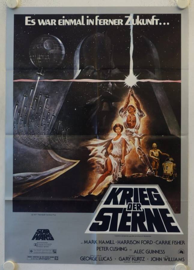 Krieg der Sterne originales deutsches Filmplakat