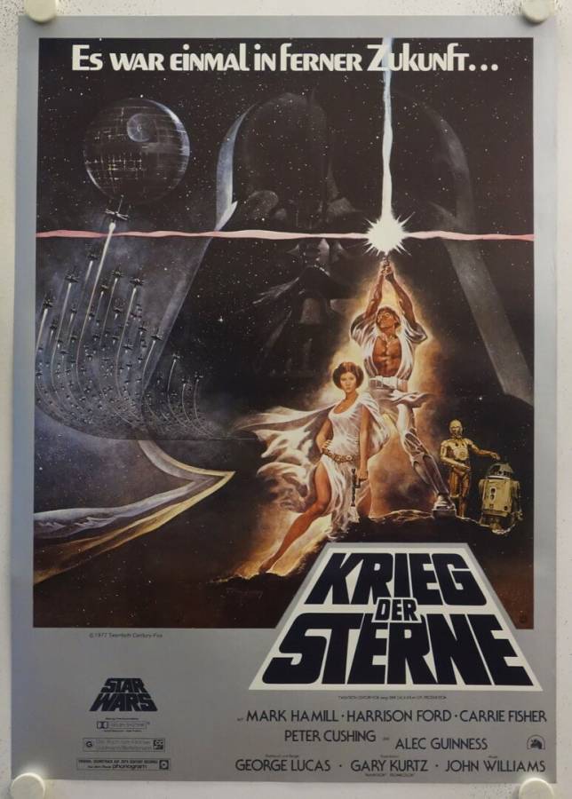 Star Wars original release german movie poster