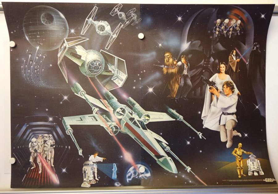 Star Wars Kenner/General Mills  original german commercial poster