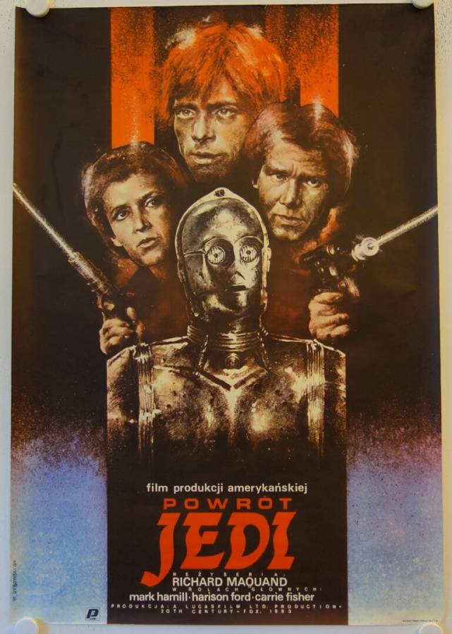 Star Wars - Return of the Jedi original release polish movie poster