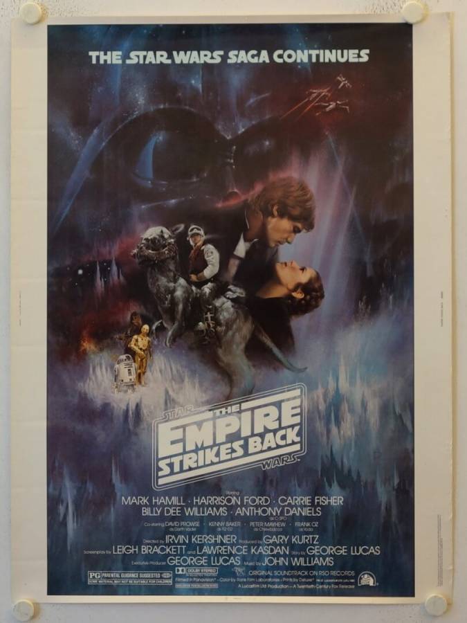 Star Wars - The Empire Strikes Back original release US 30x40 movie poster