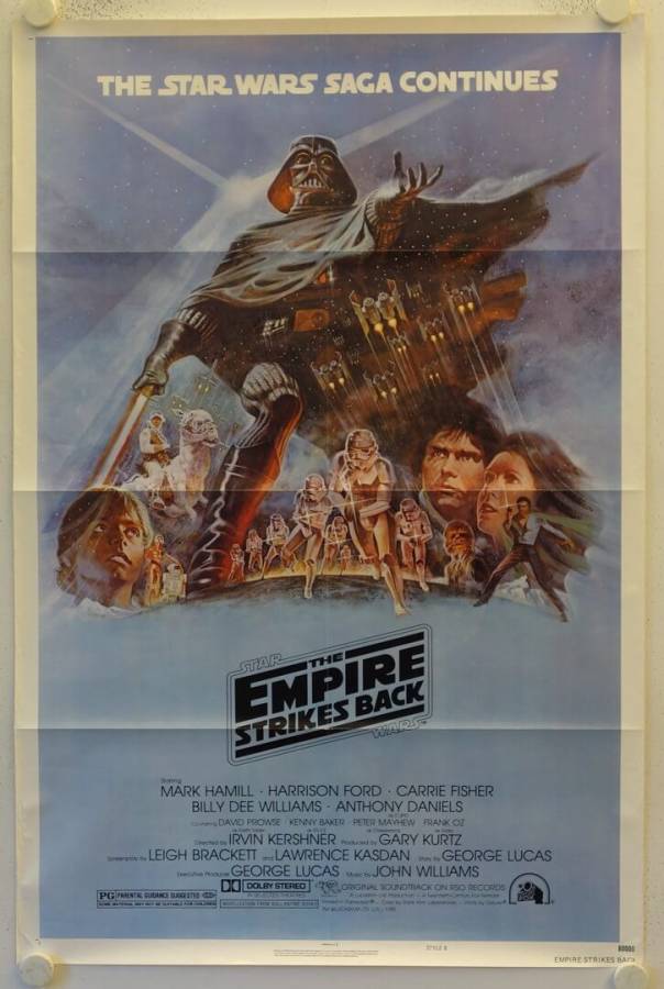 Star Wars - The Empire Strikes Back original release US Onesheet movie poster