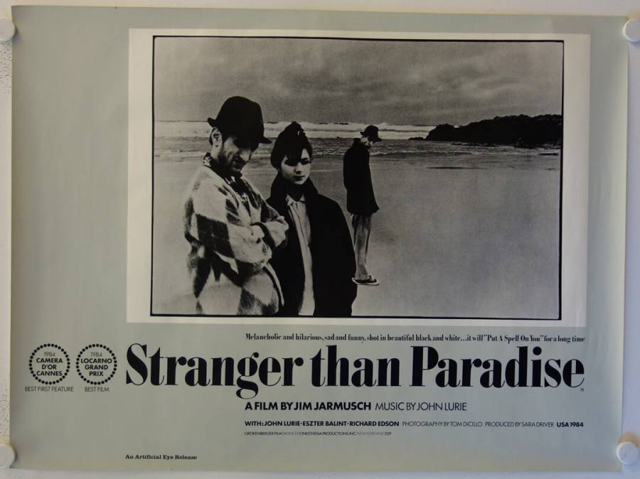 Stranger than Paradise originales British Quad Filmplakat