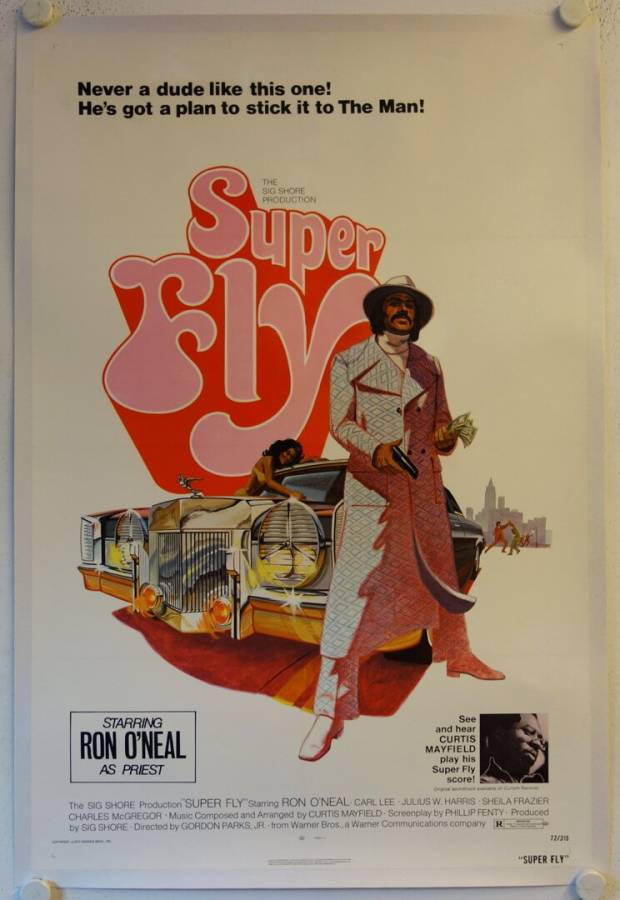 Superfly original release US Onesheet movie poster