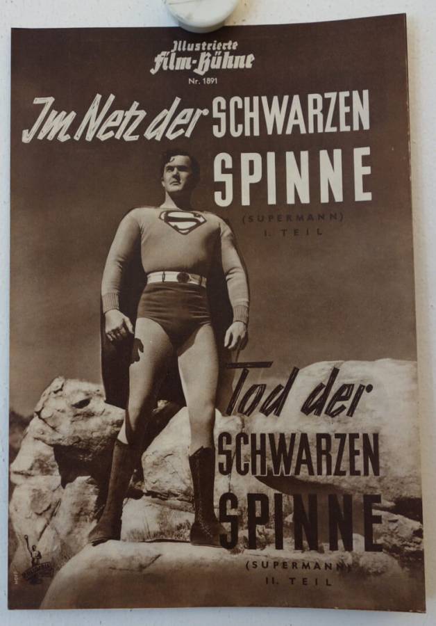 Superman original release german movie program