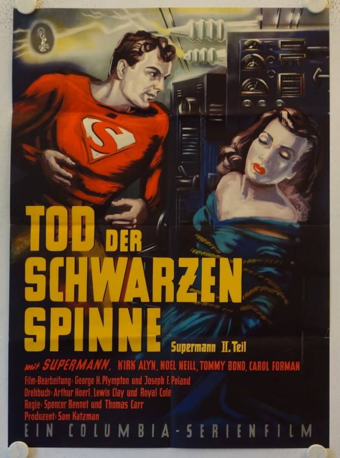 Superman Part 2 original release german movie poster