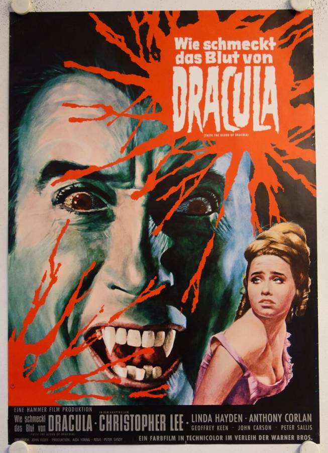 Taste the Blood of Dracula original release german movie poster