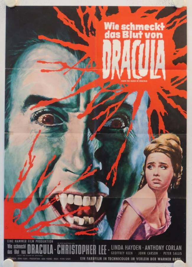 Taste the Blood of Dracula original release german movie poster
