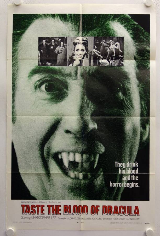 Wie schmeckt das Blut von Dracula originales US Filmplakat