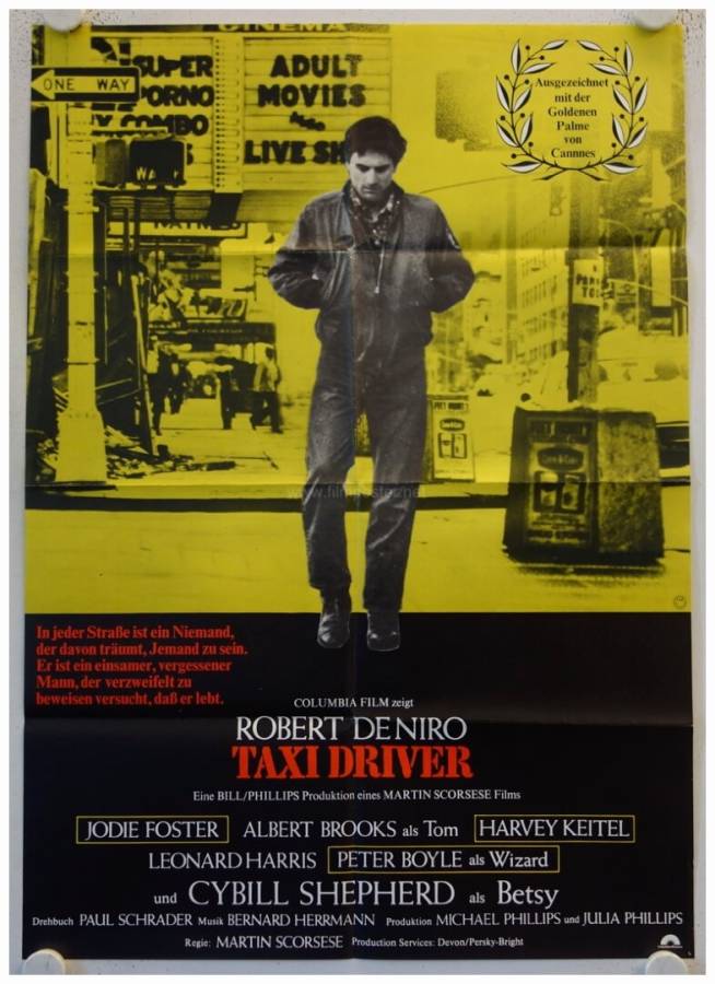 Taxi Driver original release german movie poster