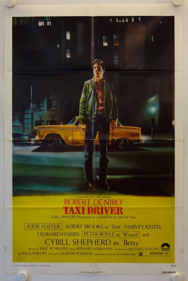 Taxi Driver original release US Onesheet movie poster