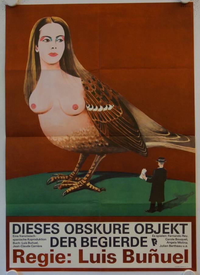 That obscure object of Desire original release east-german movie poster
