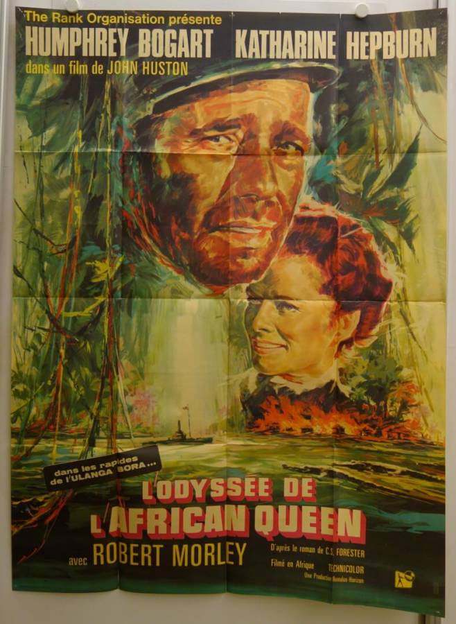 African Queen originales Filmplakat aus Frankreich