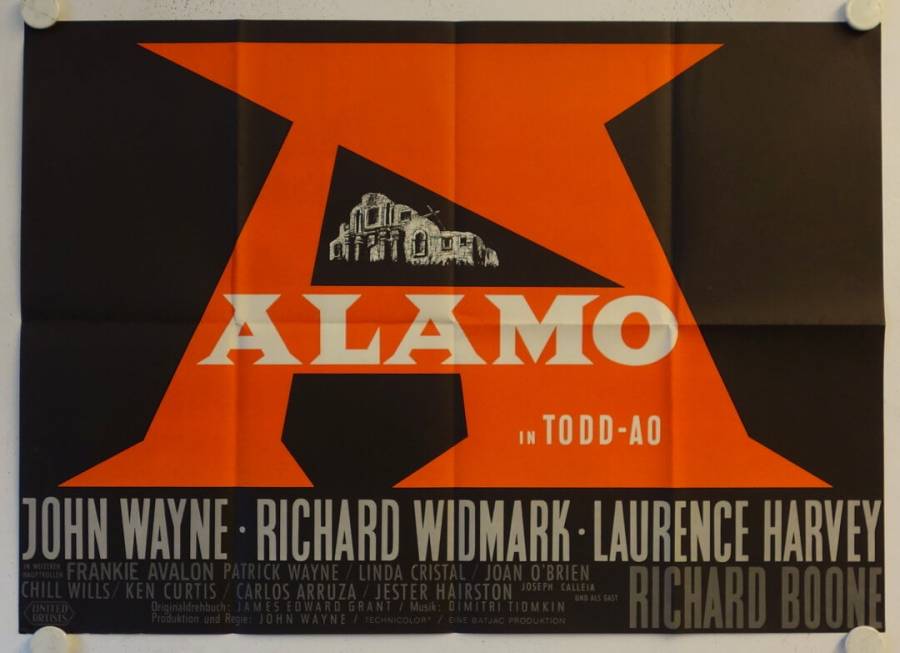 Alamo originales deutsches Filmplakat