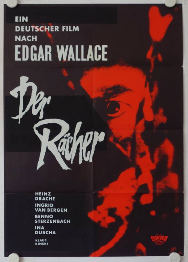 Der Rächer originales deutsches Filmplakat (R60s)