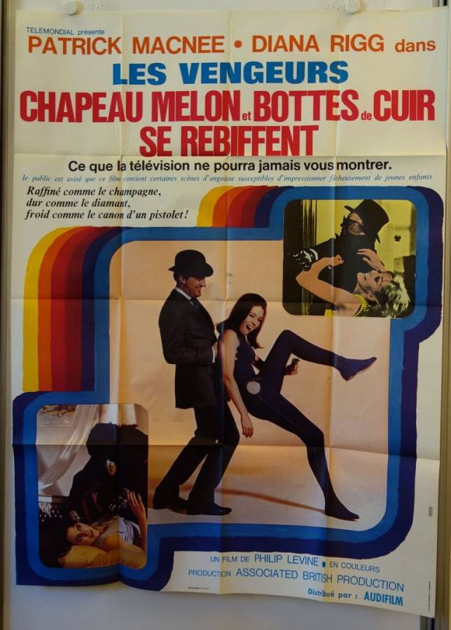 Emma Peel: Meine tollsten Abenteuer mit John Steed originales Filmplakat aus Frankreich