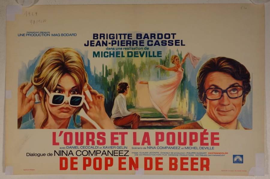 The Bear and the Doll original release belgian movie poster