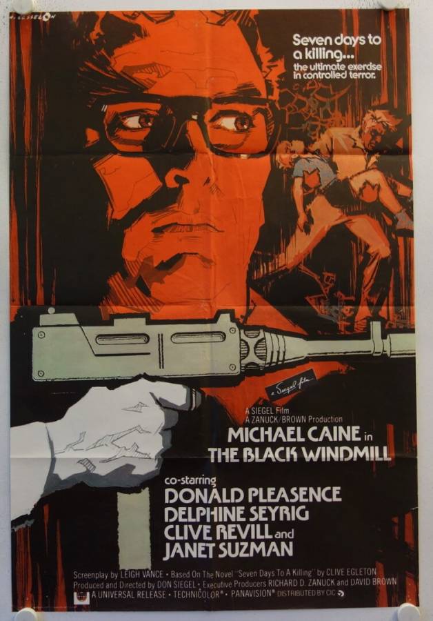 The Black Windmill original release british onesheet movie poster