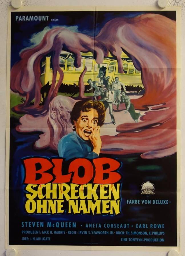 Blob - Schrecken ohne Namen originales deutsches Filmplakat