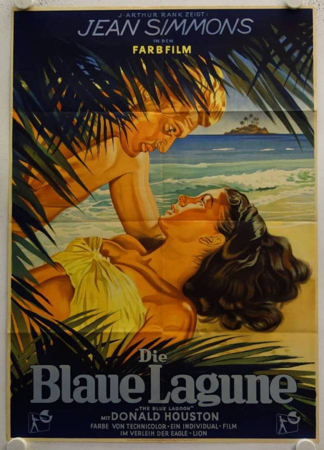 The Blue Lagoon original release german movie poster