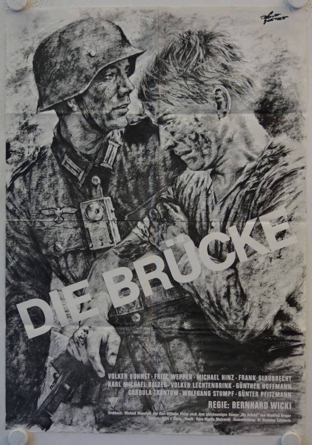 Die Brücke originales deutsches Filmplakat