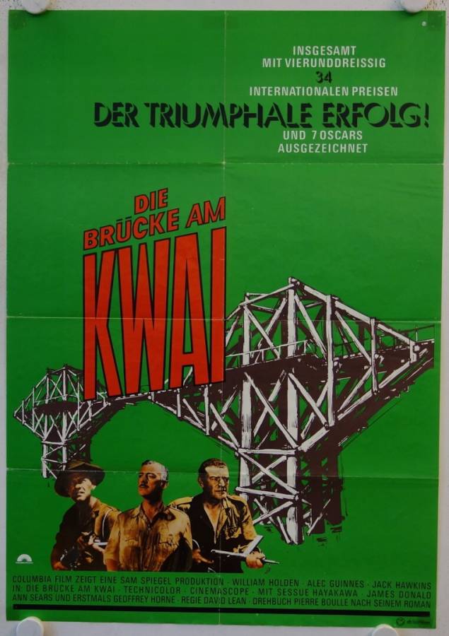 The Bridge on the River Kwai re-release german movie poster