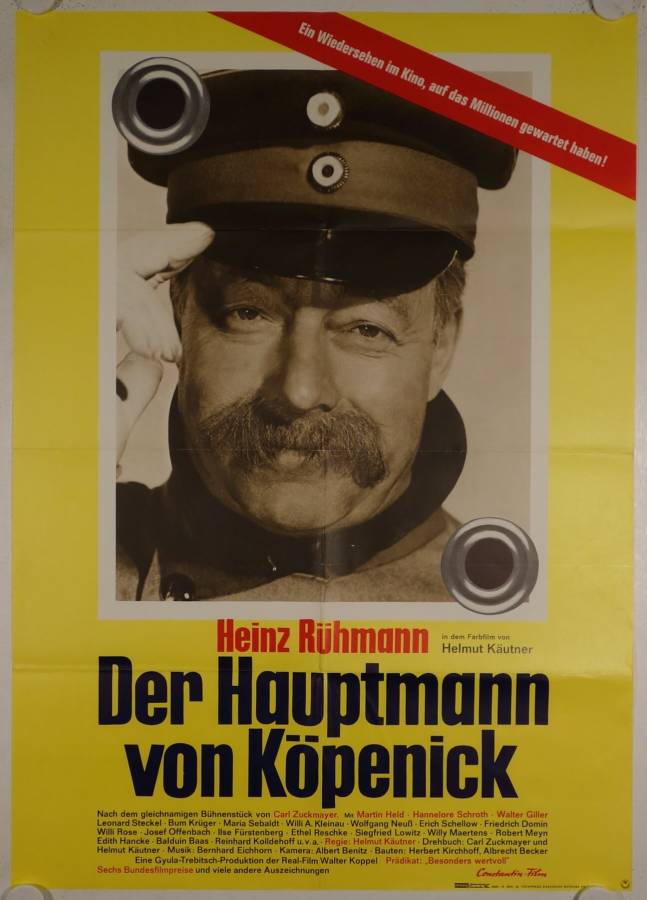 The Captain from Koepenick re-release german movie poster