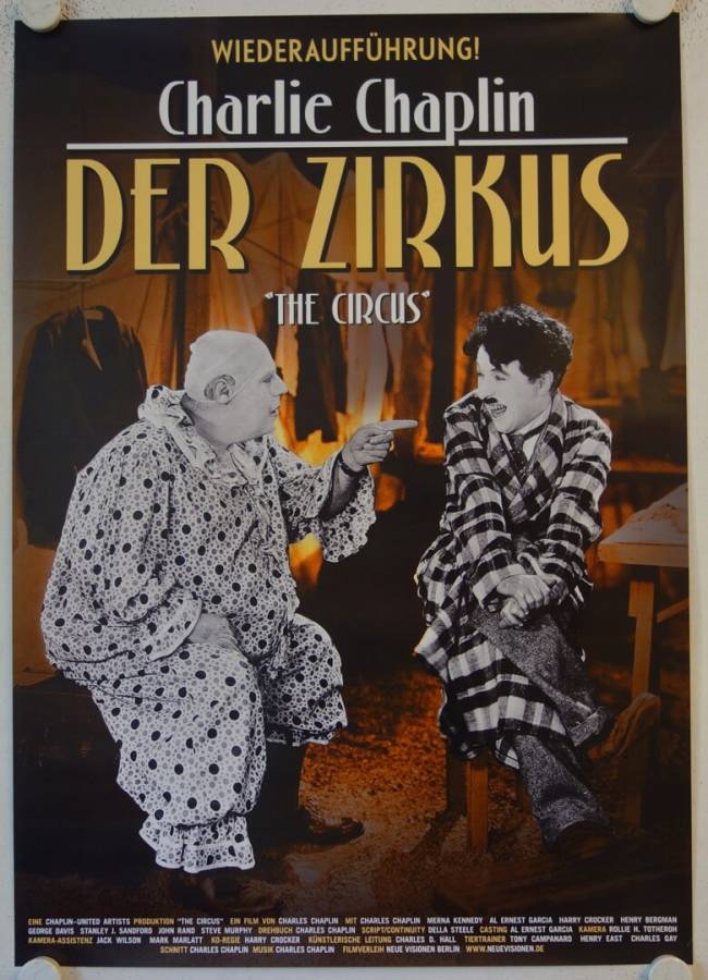 The Circus re-release german movie poster