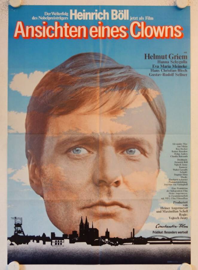 Heinrich Böll - Ansichten eines Clowns originales deutsches Filmplakat