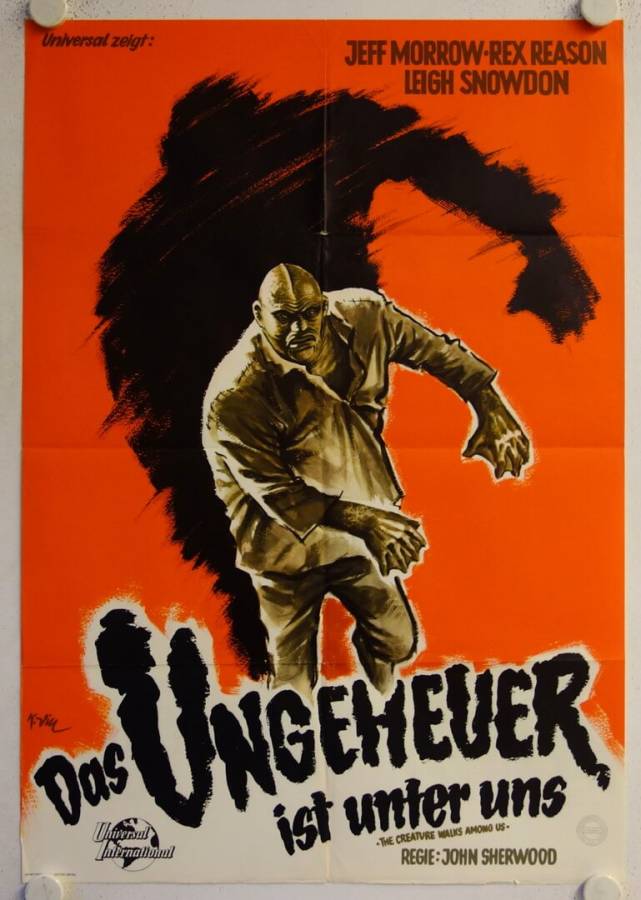 Das Ungeheuer ist unter uns originales deutsches Filmplakat