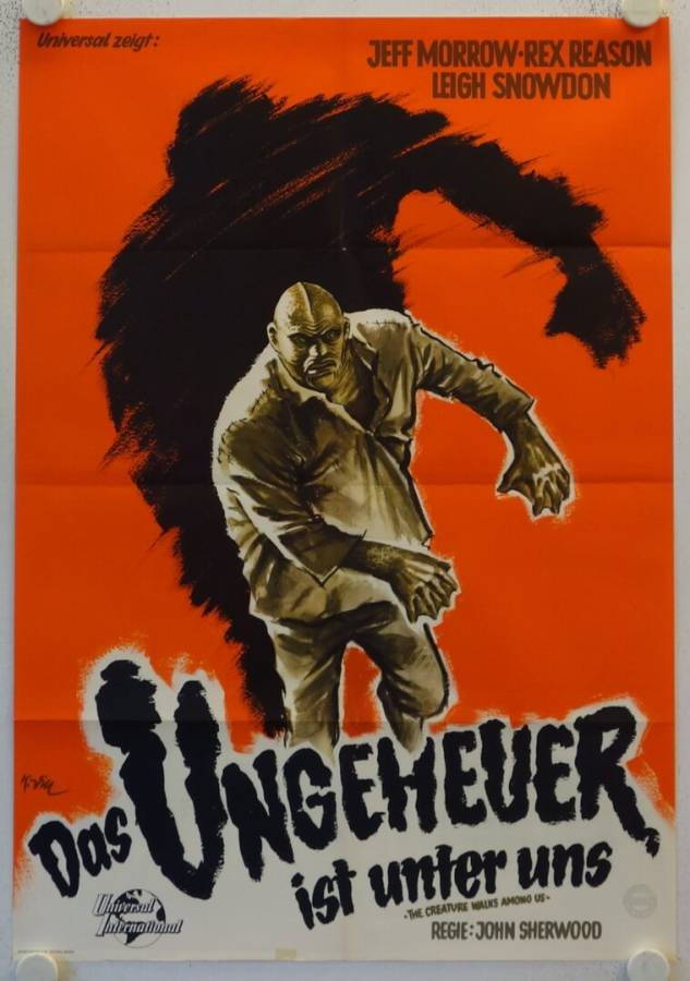Das Ungeheuer ist unter uns originales deutsches Filmplakat