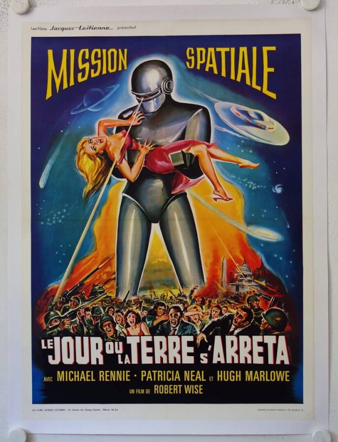 The Day the Earth Stood Still re-release french movie poster