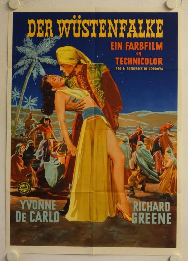 Der Wüstenfalke originales deutsches Filmplakat