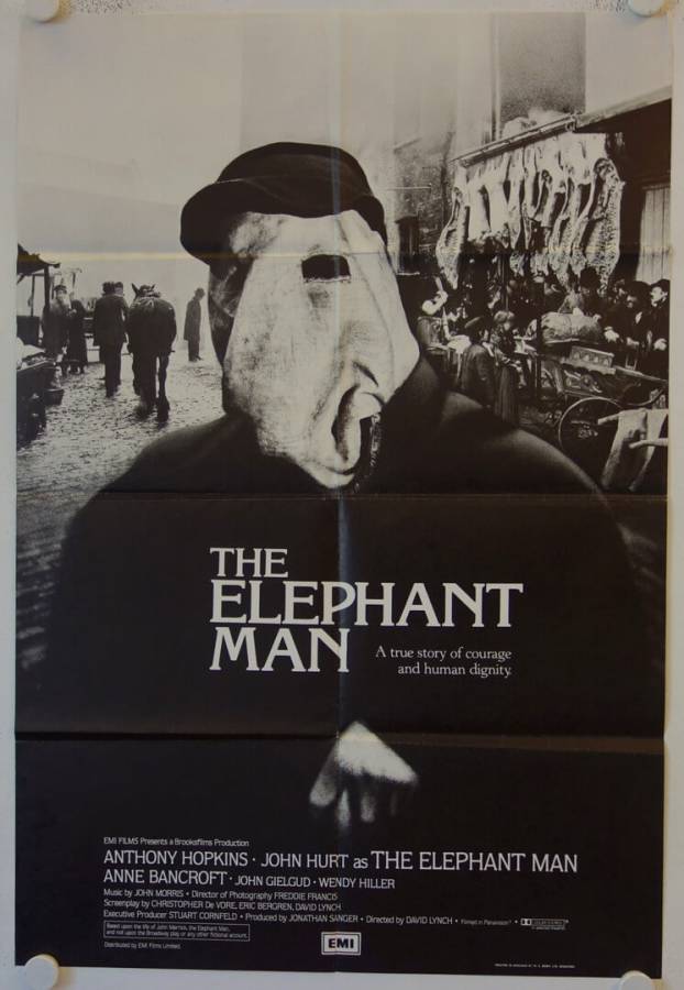 Der Elefantenmensch originales britisches Filmplakat