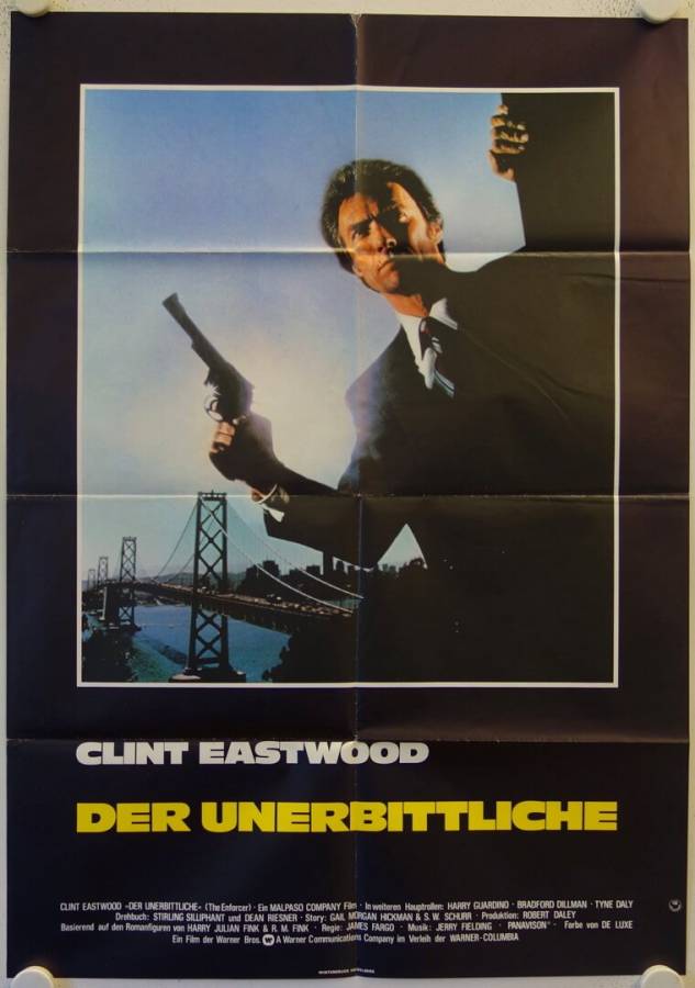 The Enforcer original release german movie poster