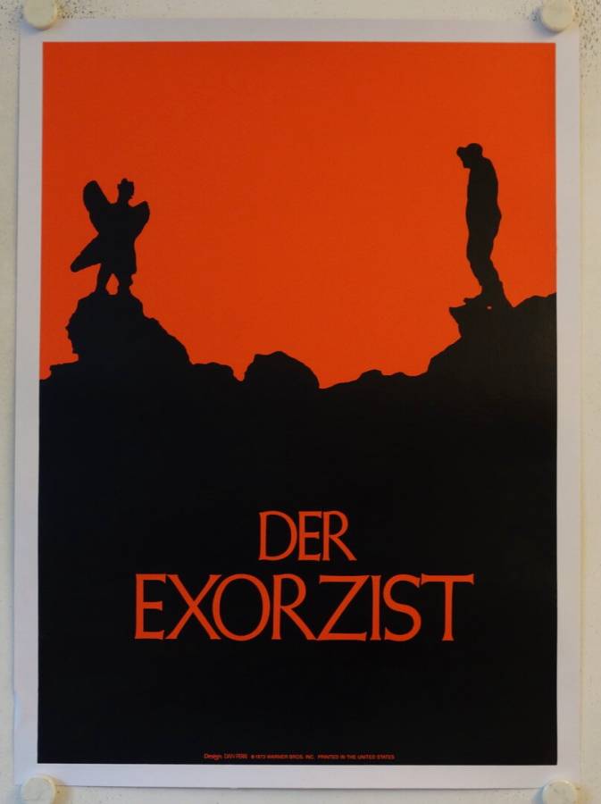 Der Exorzist originales US Sonder Filmplakat