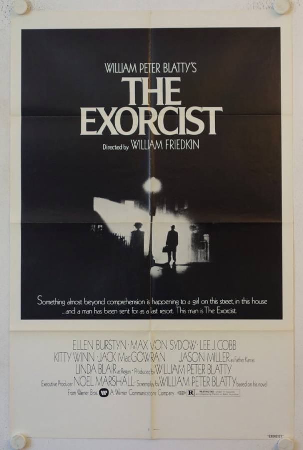 The Exorcist original release US Onesheet movie poster