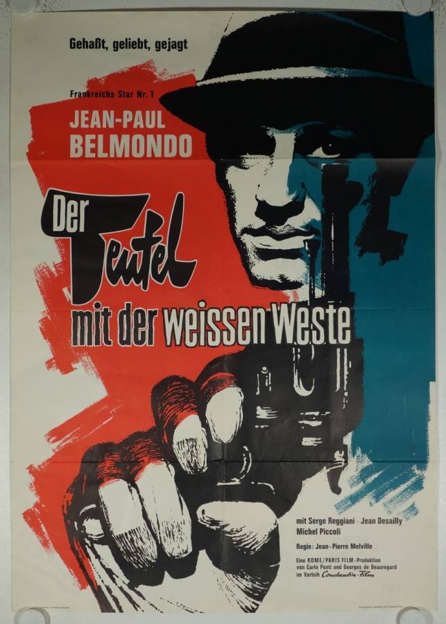 The Finger Man - Le Doulos original release german movie poster